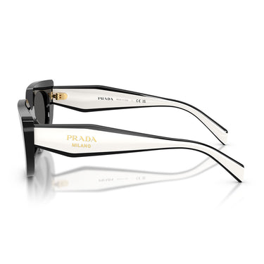 Prada Occhiali da Sole PRD02S 20G08Z Nero Bianco Grigio Scuro Donna  3
