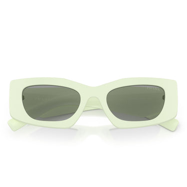 Prada Occhiali da Sole PRD03SD 05K50Q Verde Menta Opaco Grigio Donna  5