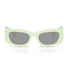 Prada Occhiali da Sole PRD03SD 05K50Q Verde Menta Opaco Grigio Donna  