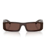 Prada Occhiali da Sole PRD09SD 27I90W Cigar Cioccolato Nero Uomo 