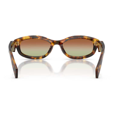Prada Occhiali da Sole PRD24S 14L70T Miele Tartarugato/Verde Marrone Donna 4
