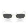 Prada Occhiali da Sole PRD24S 17K08Z Bianco Talco/Grigio Scuro Donna