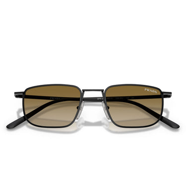 Prada Occhiali da Sole PRD52S 1AB20U Nero Marrone Sfumato Uomo 5