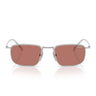 Prada Occhiali da Sole PRD52S 1BC80W Argento Bordeaux Uomo 