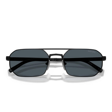 Prada Occhiali da Sole PRD53S 7AB70B Nero Satinato/Grigio Scuro Uomo 4