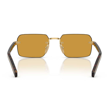 Prada Occhiali da Sole PRD55S 5AK50P Oro/Miele Scuro Uomo 3