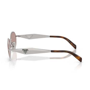 Prada Occhiali da Sole PRD57S 1BC20I Argento/Viola Chiaro Marrone Donna 3