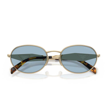 Prada Occhiali da Sole PRD57S ZVN40Q Oro Pallido/Azzurro Donna 5