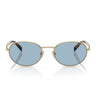Prada Occhiali da Sole PRD57S ZVN40Q Oro Pallido/Azzurro Donna