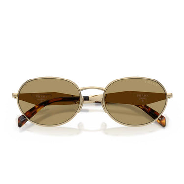 Prada Occhiali da Sole PRD57S ZVN70G Oro Pallido/Verde Oliva Donna 5