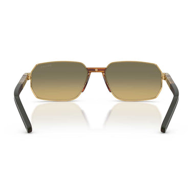 Prada Occhiali da Sole PRD60S 5AK81B Oro/Marrone Sfumato Grigio Uomo 4