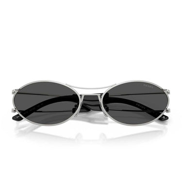 Prada Occhiali da Sole PRD61S 1BC08Z Argento/Grigio Scuro Donna 5