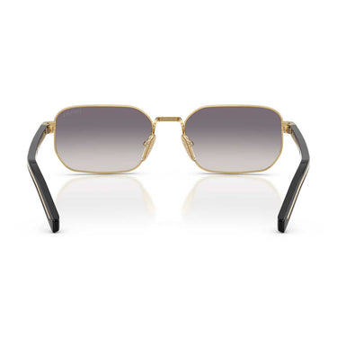 Prada Occhiali da Sole PRD62S 5AK60W Oro/Trasparente Sfumato Blu Donna 4