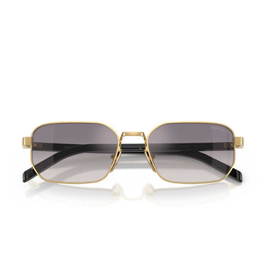 Prada Occhiali da Sole PRD62S 5AK60W Oro/Trasparente Sfumato Blu Donna 5