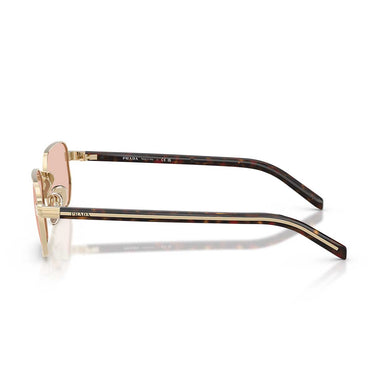 Prada Occhiali da Sole PRD62S ZVN50V Oro Pallido/Rosa Antico Donna 3