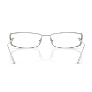 Prada Occhiali da Sole PRD67S 1BC10W Argento/Trasparente con Filtro Luce Blu Donna 4