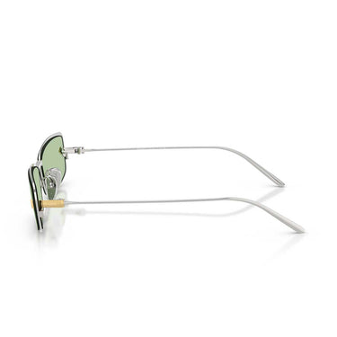 Prada Occhiali da Sole PRD67S 1BC61C Argento/Verde Donna 3