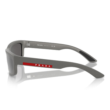 Prada Okulary Przeciwsłoneczne PS05ZS 16X7W1 Linea Rossa Szary/Szary Lustro Unisex
