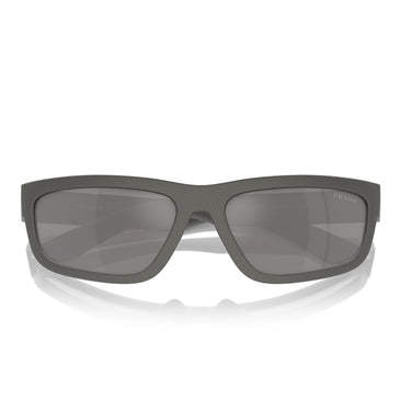 Prada Okulary Przeciwsłoneczne PS05ZS 16X7W1 Linea Rossa Szary/Szary Lustro Unisex