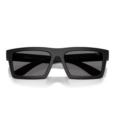 Prada Lunettes de Soleil PSA07S 1BO02G Linea Rossa Noir/Gris Unisexe 5