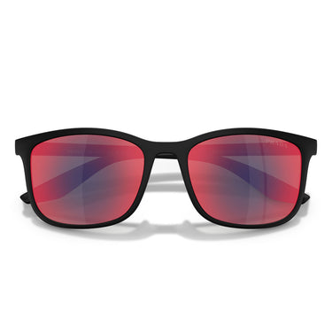 Prada Okulary Przeciwsłoneczne PSA08S 1BO08F Linea Rossa Nero/Grigio Specchiato Unisex 5
