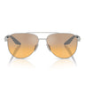 Prada Occhiali da Sole PSA52S 1BC40Z Linea Rossa Argento Grigio Sfumato Arancione Unisex  