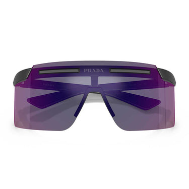Prada Occhiali da Sole PSB06S 1BO08F Linea Rossa Nero Opaco/Rosso Specchiato Blu Uomo 5