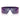 Prada Occhiali da Sole PSB06S 1BO08F Linea Rossa Nero Opaco/Rosso Specchiato Blu Uomo