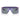Prada Occhiali da Sole PSB06S 26H10J Linea Rossa Viola Metallizzato/Blu Specchiato Uomo