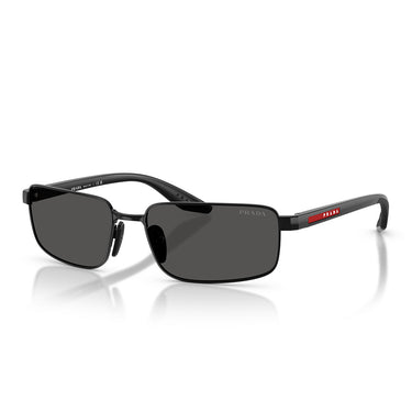 Prada Occhiali da Sole PSB54S 1AB08Z Linea Rossa Nero Grigio Scuro Uomo 2