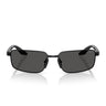 Prada Occhiali da Sole PSB54S 1AB08Z Linea Rossa Nero Grigio Scuro Uomo 