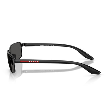 Prada Occhiali da Sole PSB54S 1AB08Z Linea Rossa Nero Grigio Scuro Uomo 3