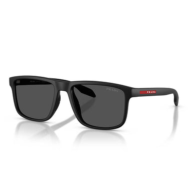 Prada Occhiali da Sole PSC01S 12P08Z Linea Rossa Nero Opaco/Grigio Scuro Uomo 2