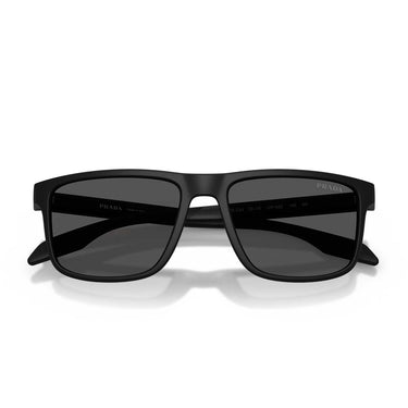 Prada Occhiali da Sole PSC01S 12P08Z Linea Rossa Nero Opaco/Grigio Scuro Uomo 5