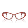 Prada Occhiali da Vista PRA21V 13V1O1 Cornelian Opalino/Trasparente Donna