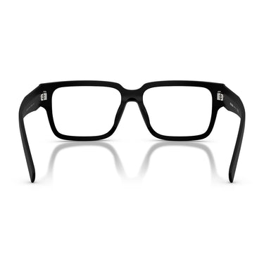 Prada Occhiali da Vista PRD10VD 12P1O1 Nero Opaco/Trasparente Uomo 3