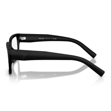 Prada Occhiali da Vista PRD10VD 12P1O1 Nero Opaco/Trasparente Uomo 2