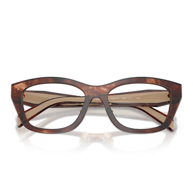 Prada Occhiali da Vista PRD11VD 00K1O1 Marrone Caramello/Trasparente Donna 3