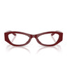 Prada Occhiali da Vista PRD19VU 23L1O1 Marsala/Trasparente Donna