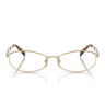 Prada Occhiali da Vista PRD58V ZVN1O1 Oro Pallido/Trasparente Donna