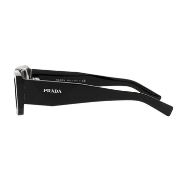 Prada Okulary Przeciwsłoneczne PR06YS ​09Q5S0 Czarny/Ciemnoszary Unisex 3