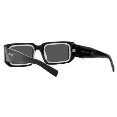 Prada Okulary Przeciwsłoneczne PR06YS ​09Q5S0 Czarny/Ciemnoszary Unisex 4