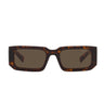 Prada Lunettes de Soleil PR06YS ​2AU8C1 Tartarugato/Marrone Scuro Unisexe