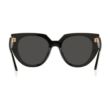 Prada Okulary Przeciwsłoneczne PR14WS 09Q5S0 Czarny/Ciemnoszary Damskie 5
