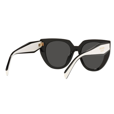 Prada Okulary Przeciwsłoneczne PR14WS 09Q5S0 Czarny/Ciemnoszary Damskie 6