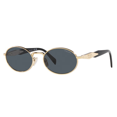 Prada Okulary Przeciwsłoneczne PR65ZS ZVN09T Złoto/Ciemny Szary Damskie 2