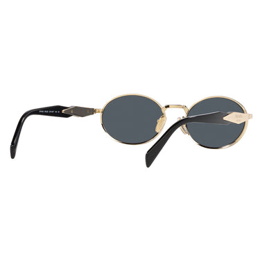 Prada Okulary Przeciwsłoneczne PR65ZS ZVN09T Złoto/Ciemny Szary Damskie 5