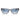 Ray-Ban Occhiali da Sole RB0832S 68463F Mega Wayfarer II Grigio/Trasparente Sfumato Blu Unisex