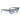 Ray-Ban Occhiali da Sole RB0832S 68463F Mega Wayfarer II Grigio/Trasparente Sfumato Blu Unisex 4
