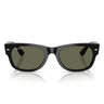 Ray-Ban Occhiali da Sole RB0832S 901/58 Mega Wayfarer II Nero/Verde Unisex Polarizzati